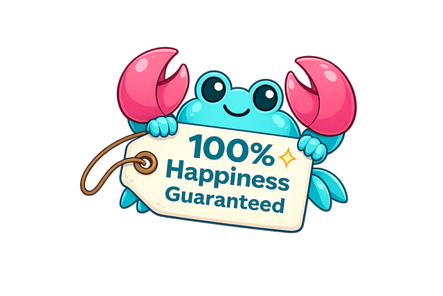 100% Happiness Guaranteed